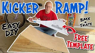 How I Built a Copycat Kicker Ramp for Less! - Free Template Included