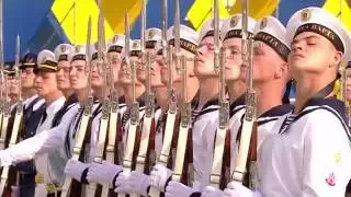 Урочисте підняття Прапора України в Києві