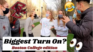 What's Your Biggest Turn On? 🤔  (Turn Off? Ideal Date? Most Profitable Majors?) | Boston College