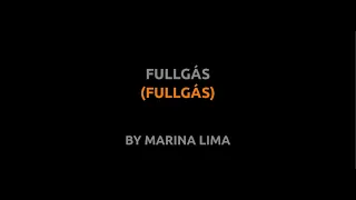 Fullgás - Marina Lima - Lyrics video english português translation