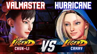 SF6 ▰ VALMASTER (Chun-Li) vs HURRICANE (Cammy) ▰ High Level Gameplay