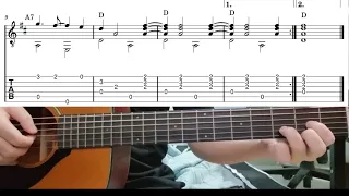 Give Peace A Chance (John Lennon) - Easy Fingerstyle Guitar Playthough Tutorial Lesson With Tabs
