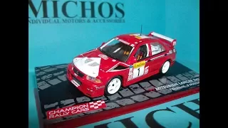 1/43 Mitsubishi Lancer Evo VI WRC Makinen Monte Carlo / ixo-Altaya Diecast Model