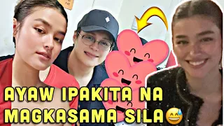 #lizquen LAGI PALA TALAGA MAGKASAMA iniiwasan Lang nila makita sa CAMERA😅/ #lizasoberano