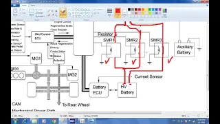 System main relay Hybrid battary Prius 2006-2009.