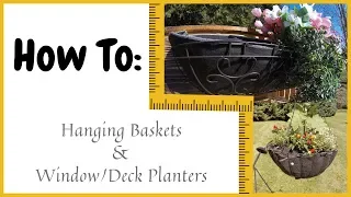 How To Measure Your Hanging Basket & Window Planter