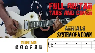 SYSTEM OF A DOWN - Aerials - Guitar Cover | Screen TAB