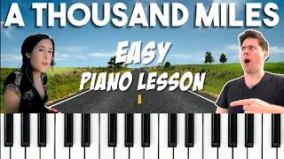 A Thousand Miles - Vanessa Carlton | Step by step Piano Tutorial