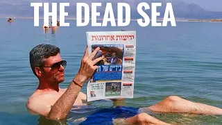 Floating on The Dead Sea ( Ein Bokek Israel )