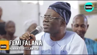 2019 Election: It Is Either Buhari or Atiku, We are In Trouble - Femi Falana