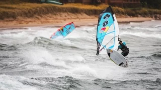 Windsurfing Lake Superior in Frigid Conditions