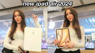 Getting the New iPad Air 2024 | Apple Store Vlog