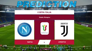 🔵🔘Napoli vs Juventus⚫⚪ | Coppa Italia-Final Prediction | PES2020⚽⚽⚽