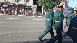 Торжественная встреча парадного расчета курсантов ВДВ из Москвы с Парада Победы 24.06.2020