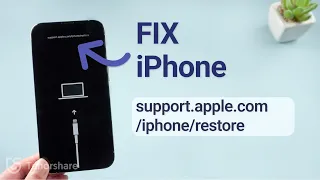 Top 4 Ways Fix iPhone stuck on support.apple.com/iphone/restore (No Data Loss) - iOS 17