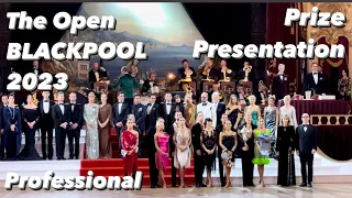 The Open Blackpool 2023 | Aword Ceremony | Professional Latin