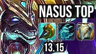 NASUS vs YORICK (TOP) | 4/1/7, 1000+ games, 1.1M mastery | EUW Master | 13.15