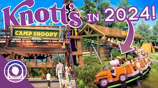 Everything New at Knott's in 2024! | MASSIVE Camp Snoopy Update & A Brand-New Roller Coaster!