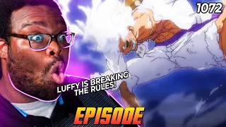 One Piece FULL Episode 1072 Reaction | "The Ridiculous Power! Gear Five in Full Play"