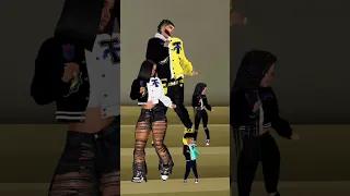 Imvu || tiktokers at the varsity game