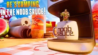 HE'S CAMPING IN THE NOOB SAUCE! (Black Ops 3 Funny Moments) Noscopes, Rage, Fails! - MatMicMar