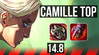 CAMILLE vs SKARNER (TOP) | 8 solo kills | NA Diamond | 14.8