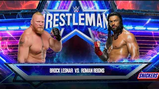 WWE 2K23 (PS5) Brock Lesnar vs Roman Reigns [4K 60FPS]