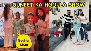 Guneet Got Trophy 🏆 from Gauhar Khan in Hula Hoop Show