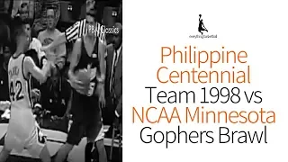 PBA Centennial Team 1998 vs NCAA Minnesota Gophers Brawl