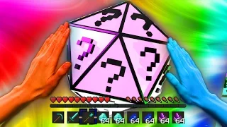 Unrealistic Minecraft - "CHANCE CUBES? MEGA LUCKY BLOCKS!?" - (Minecraft Mods Survival)