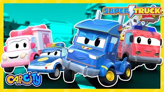 Best of Super Truck Team Rescue Episodes 🔥| Rescue Squad | Emergency Vehicles for Kids