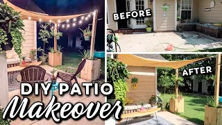 DIY Patio Makeover on a Budget | 2021 Outdoor Decorating Ideas | Backyard Ideas Under $500