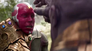 Thanos Kills Vision Scene   Vision Death Scene  Avengers Infinity War 2018 Movie CLIP 4K