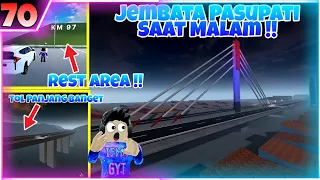 Ke Bandung Lewat Tol Dan ada Rest Area keren Banget !! | Roblox Car Driving Indonesia #70