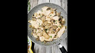 Petto di pollo ai funghi