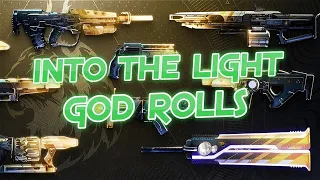 The God Rolls of Into The Light Weapons (Mountaintop, Recluse, Edge Transit & More)