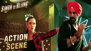 Akshay Kumar & Amy Jackson Fight Scene | Action Scene | Singh Is Bliing | Lara Dutta | HD