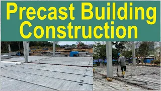 Precast Building Construction | Easy Construction Process | Structural Guide