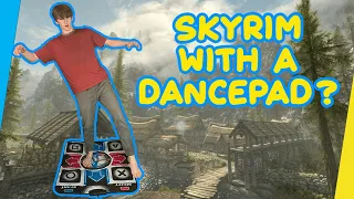 Beating Skyrim with a DDR Dance Pad (Part 1)