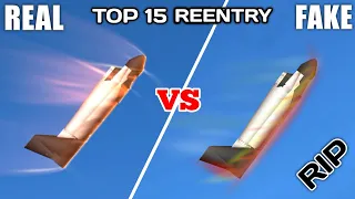 SFS Updated Reentry VS Edited Reentry effect  Comparison In Spaceflight Simulator Game