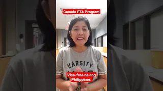 Mga pinoy hindi na kailangan ng visa under Canada ETA program