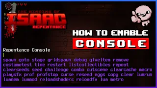 How to Enable Debug Console - The Binding of Isaac Repentance