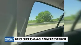 VIEWER FOOTAGE: Police chase 10-year-old driving stolen car, MSP says