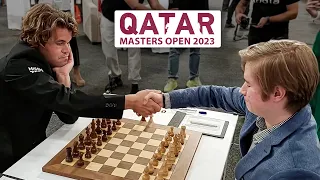 Magnus Carlsen vs Alisher Suleymenov FULL GAME | Qatar Masters 2023