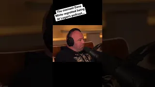 Dana White’s face after hearing Logan says Impulsive is the No:1 podcast…