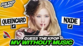 GUESS THE KPOP MV WITHOUT MUSIC [MULTIPLE CHOICE] #1 - FUN KPOP GAMES 2023