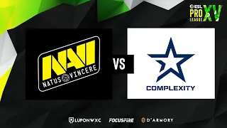 LIVE: NaVi vs Complexity | ESL Pro League S15 - Group D [ENG/FIL]