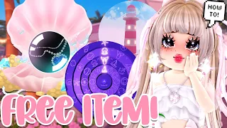 *EASY/QUICK FREE ITEM IN ROYALE HIGH* (HEART OF THE OCEAN NECKLACE & BADGE QUEST TUTORIAL 2023!) ✨