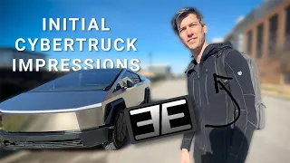 Engineering Explained Experiences The Tesla Cybertruck For The First Time!