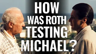 How was Hyman Roth testing Michael Corleone in The Godfather II?